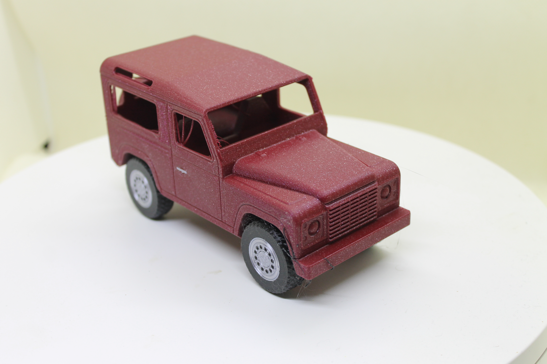 land rover savunma oyuncusu pip renkli yeniden karıştırılmış by kurtçuk oyuncaklar oyunlar oyuncak araba araç yazdır in yer 3D print model - Mito3D