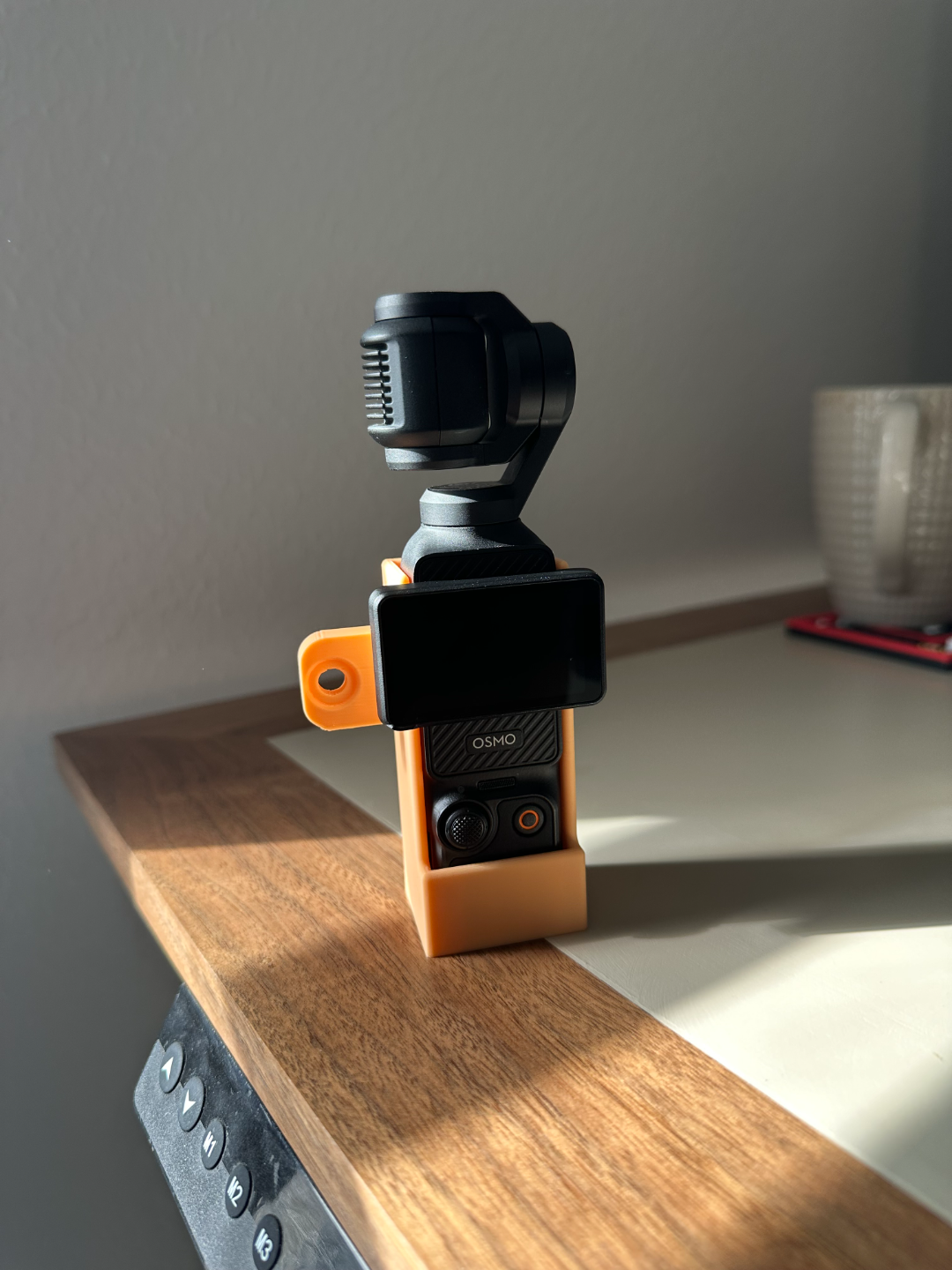 dji osmo pocket 3 standard tripod mount by damir hobby & diy electronics pocket3 adaptor tripodmount tripodadapter 3D print model - Mito3D