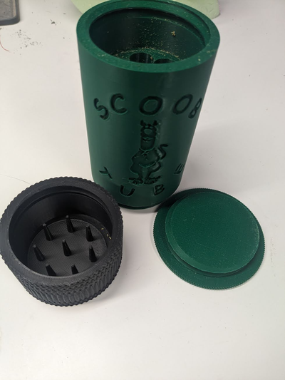 84mm cone loader - ejector tool can be stored in base remixed by josh tools gadgets marijuana 3d print model - Mito3D