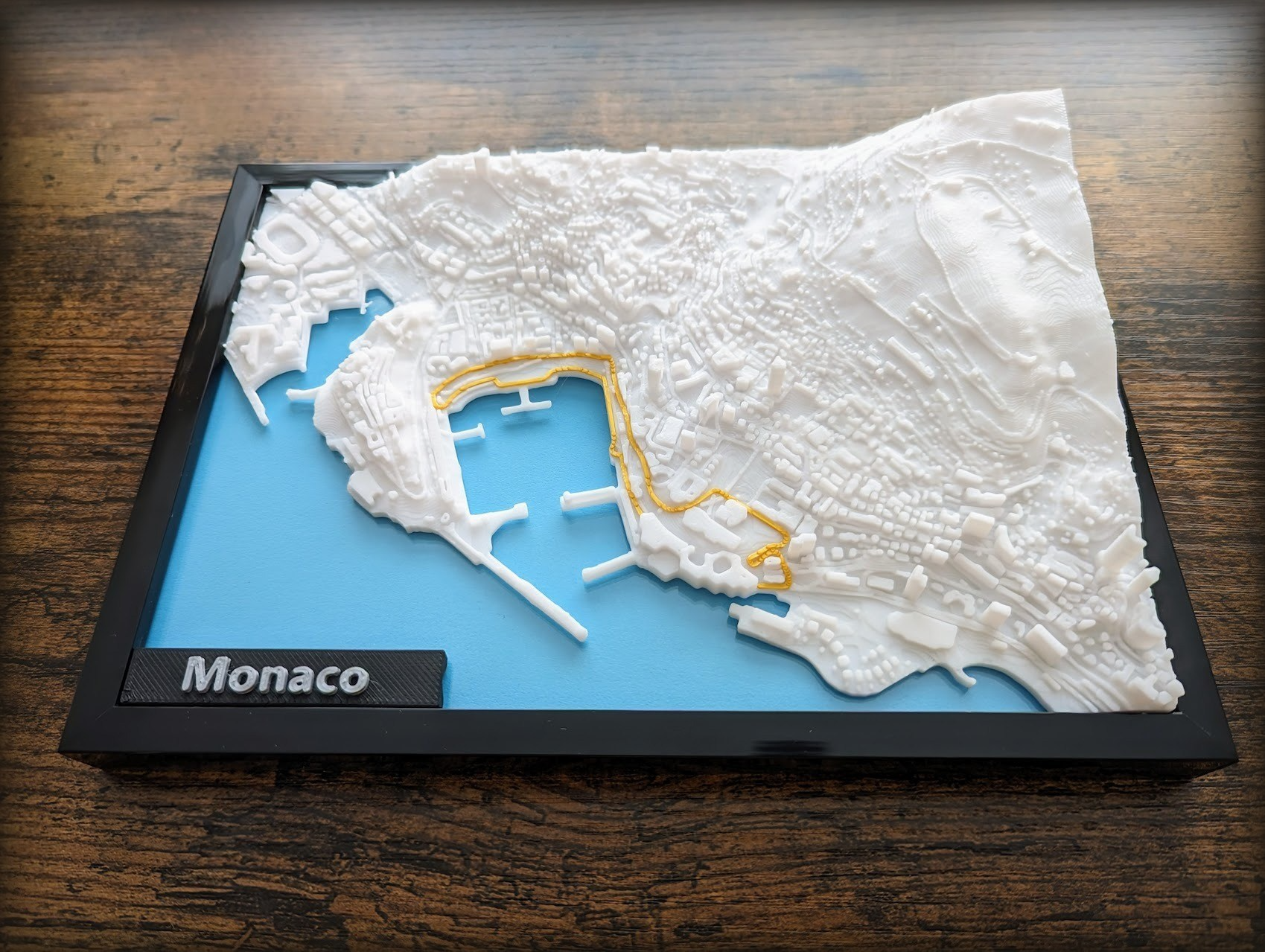 monaco 3d mini f1 édition by jarvijar miniatures architecture l'europe ville paysage urbain terrain géographie carte cadre diy france italie formule 1 formula1 bureau accessoire accessoires multicolore circuit 3D print model - Mito3D