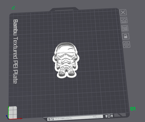 sturmtruppler plätzchen cutter by schwarzer stern werkzeuge hand küche zubehör kekse ausstechform ausstechformen kochen krieg sterne 3d print model - Mito3D