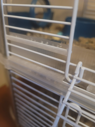 hamster cage riser by xgldndx household pets bedding modification clean 3d print model - Mito3D