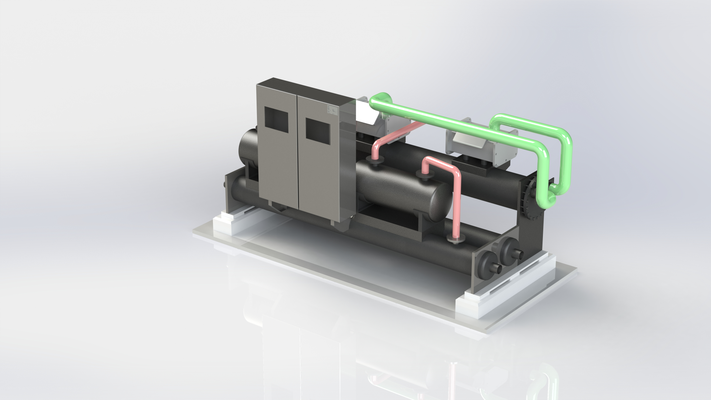 chiller by links216 3d yazıcı ölçek modeller hvac 3d print model - Mito3D