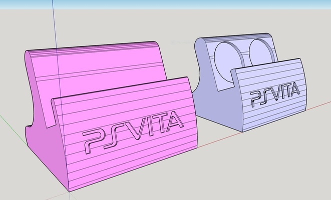 ps vita 1000 dock fixed geometry++ by fauxsoul tools gadgets thingiverse 3d print model - Mito3D