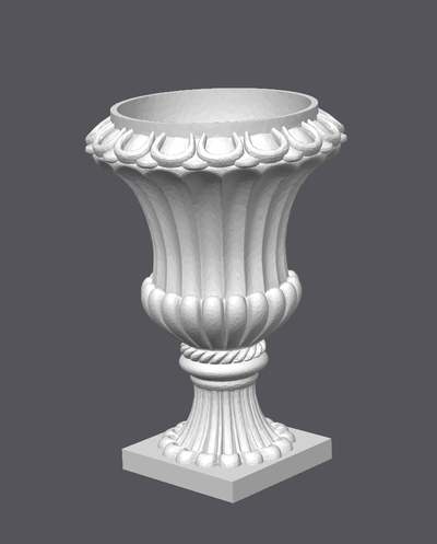 pflanzer barock topf by jeniche haushalt garten blumentopf kunst design 3d print model - Mito3D