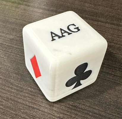 cards game no trump bridge whist cube plaintext aag by aag3d toys & games clover heart spades diamond 3d print model - Mito3D