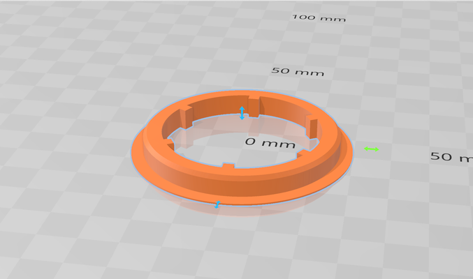 adapter ring by 3d mando drucker teile 3d print model - Mito3D