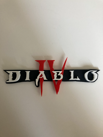 diablo iv 3d logo by jakubhroch art signs & logos diablo4 3d print model - Mito3D