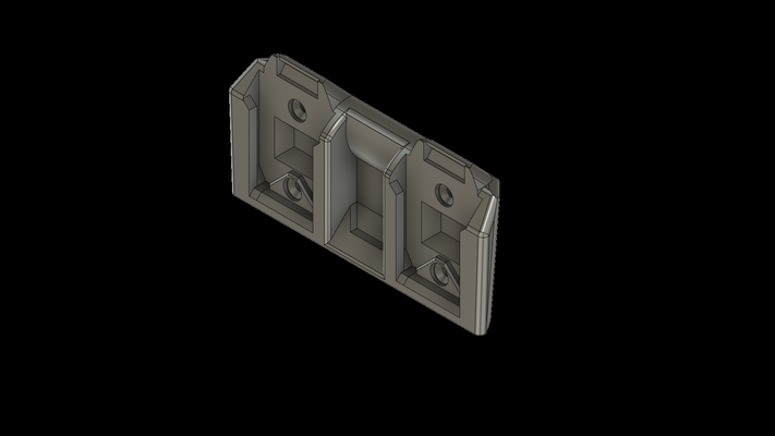 lato parco batteria titolare supporto x 20v dual by mercoledì utensili organizzatori parkside20v laterale parksidex20 porta x20v 3d print model - Mito3D