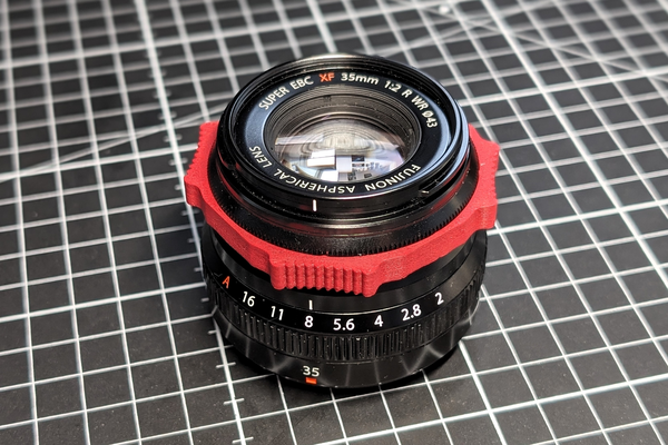 fujifilm xf 35mm 1 2 wr fokus ring anhang by sakul werkzeuge gadgets linse kamera fuji 3d print model - Mito3D