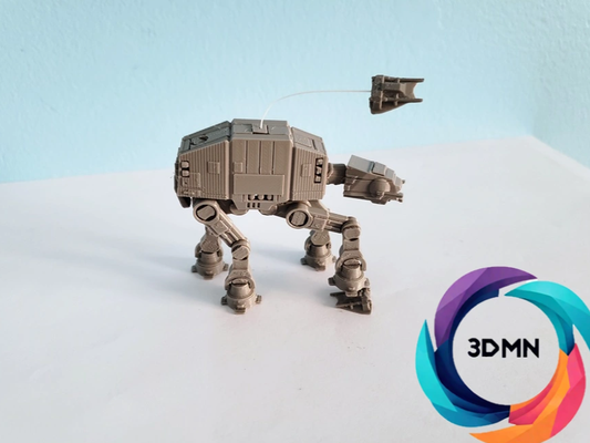 star wars at-at kit card by 3dmn props & cosplays puzzle robot fun toy dark imperial starwars transport atat func cool build hoth destroyer functional 3d print model - Mito3D