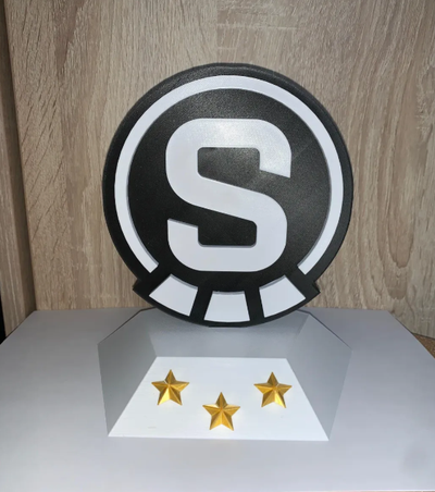 3d logo of mannschaft sparta praha by stepi p4 kunst zeichen logos fußball 3d print model - Mito3D