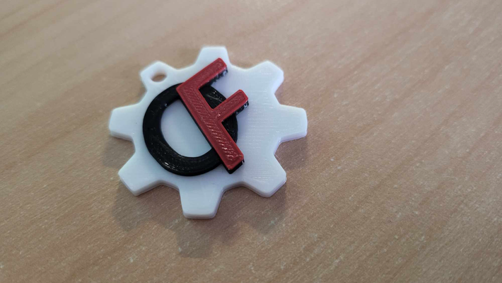 porte cl logo of by fenix sürücüsü sanat işaretler logolar cle anahtar cahin anahtarlık zincir zincirler yüzük 3d print model - Mito3D