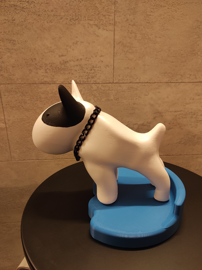 taureau terrier by provocant miniatures animaux chien 3d print model - Mito3D