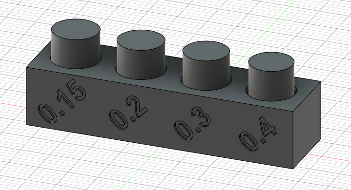 piccolo liquidazione tolleranza test by parigio90 3d stampante modelli 3D print model - Mito3D