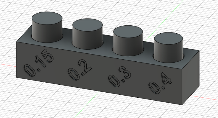 pequeno liberação tolerância teste by parigio90 3d impressora modelos 3d print model - Mito3D