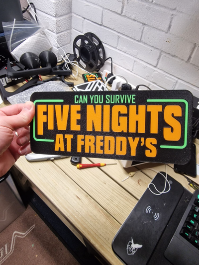 five nights at freddy's lightbox by mike n hobby & diy electronics fnaf light box 3d print model - Mito3D