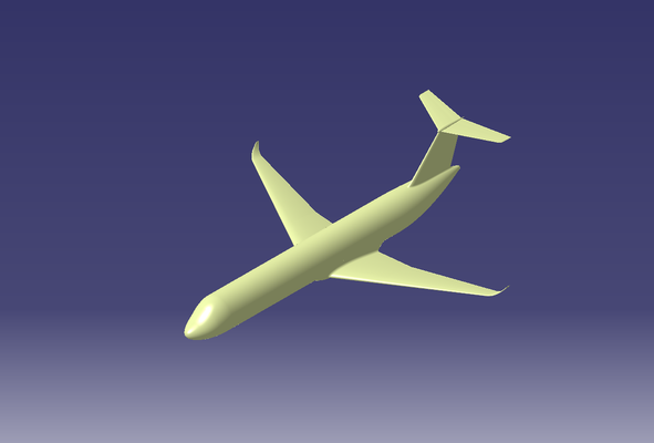 regionale aereo linea by utente 3791387929 passatempo fai modello 3d print model - Mito3D