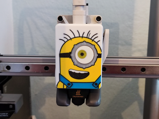 minion of ekstruder by wojciech kawa 3d yazıcı parçalar a1 a1mini örtmek kılıf mini 3d print model - Mito3D