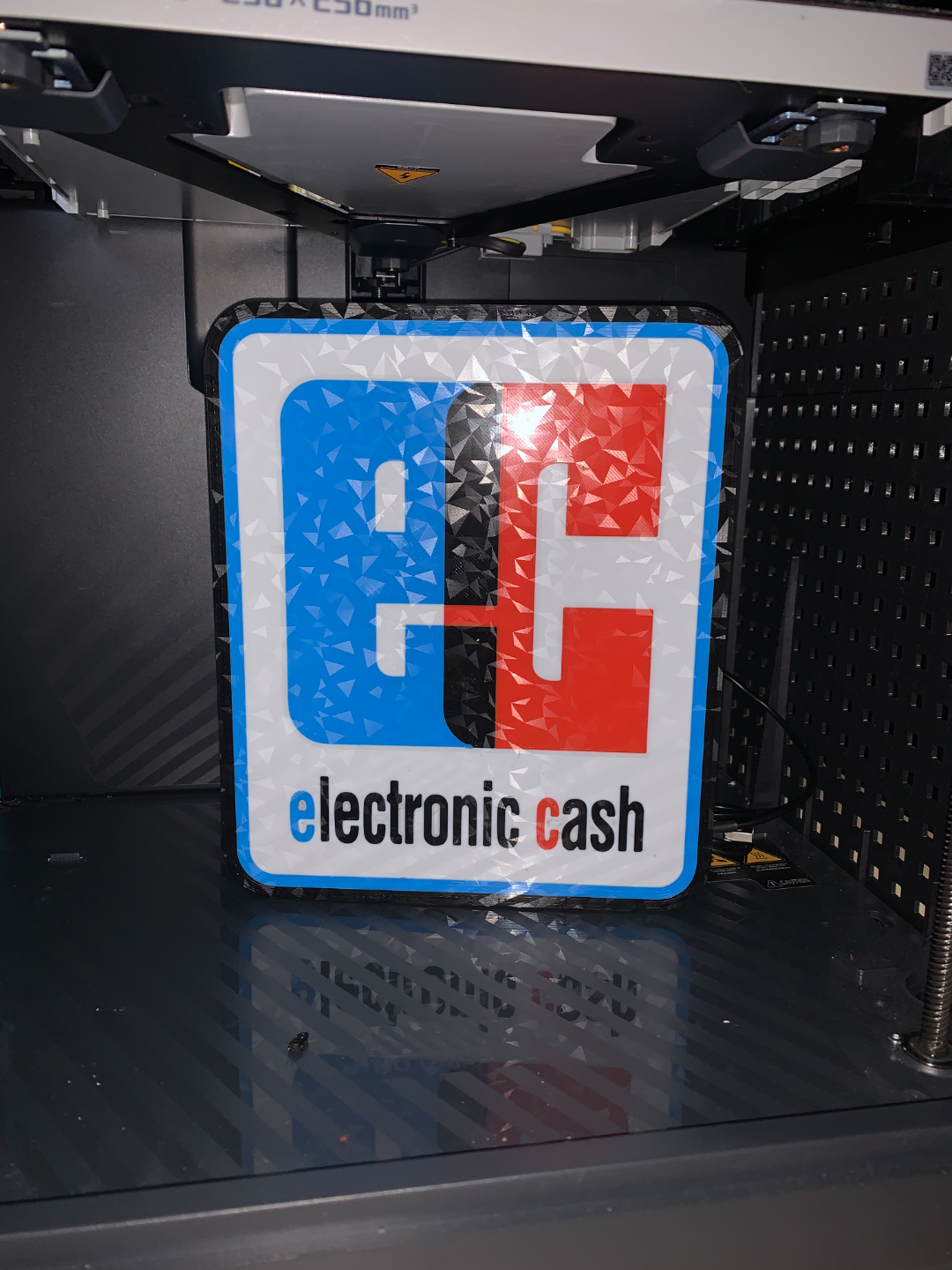 ec electrónico efectivo led caja ligera by gare sb arte señales logos 3D print model - Mito3D