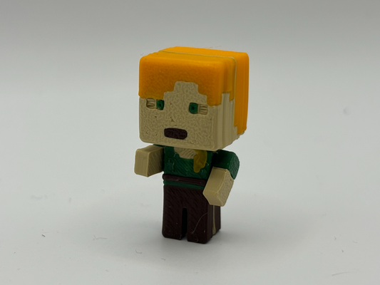 minecraft alex mini figure no colle cliquez système by samactivité jouets jeux jouet figures 3d print model - Mito3D