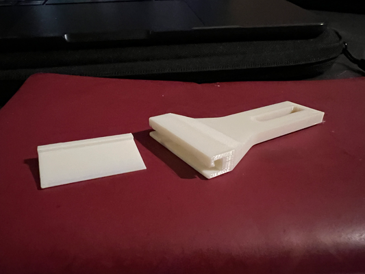 rechargeable bed scraper by mirchaemanuel 3d printer accessories blade 3d print model - Mito3D