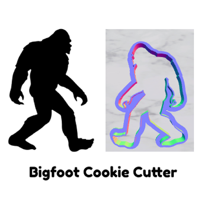 bigfoot biscuit coupeur by goldiesvinyle ménage maison modèles yeti argile 3d print model - Mito3D