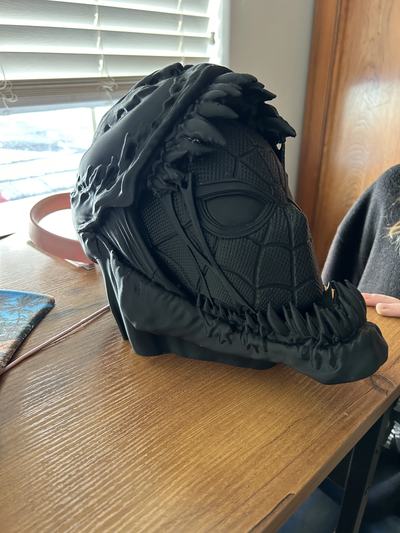 veneno hombre araña auricular estante soporte by impresión abanico herramientas organizadores auriculares jugador 3d print model - Mito3D