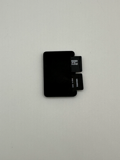 dual micro sd titolare supporto nintendo interruttore by clint s stampe 3d giocattoli giochi carta sdcardholder microsd scheda microsdcardholder 3d print model - Mito3D