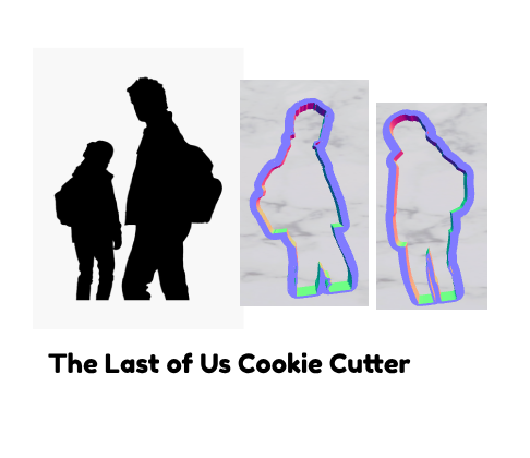 last of us cookie cutter set by goldiesvinyl household house models playstation joel ps clay ellie 3D print model - Mito3D