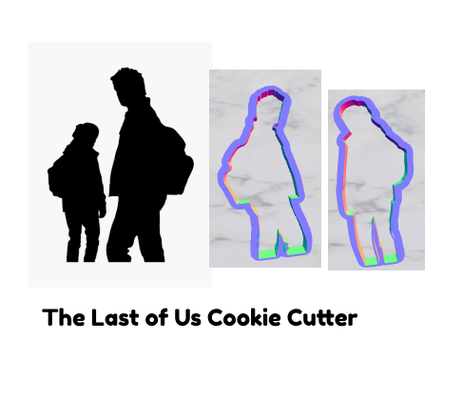 of us biscoito cortador conjunto by goldiesvinil casa modelos playstation joel ps argila ellie 3d print model - Mito3D