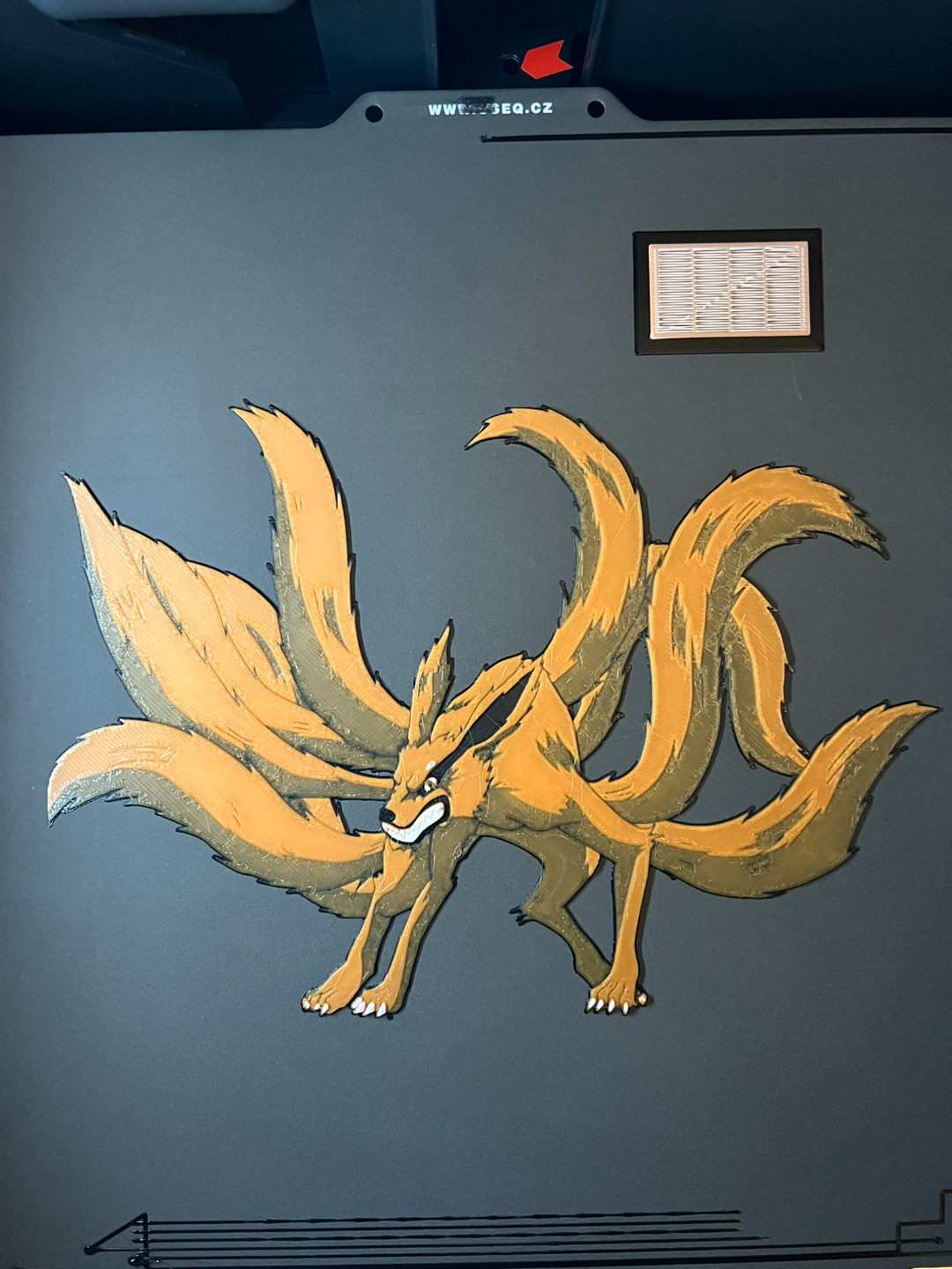 kurama farbton schmiede naruto by salvi fibra kunst 2d hutschmiede shippuden 3D print model - Mito3D