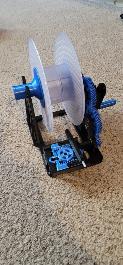 filament spool switcher bambulab ams lite remixed by xentobi 3d printer accessories x1 x1c a1 a1mini bambu lab winder rewinder 3d print model - Mito3D