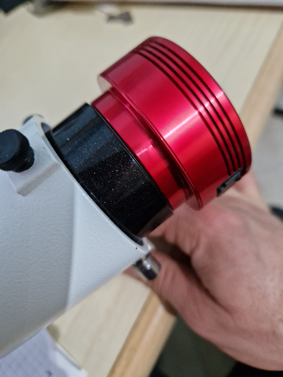 zwo asi adaptador céu observador localizador by alexcolli educação física astronomia finderscope 3d print model - Mito3D