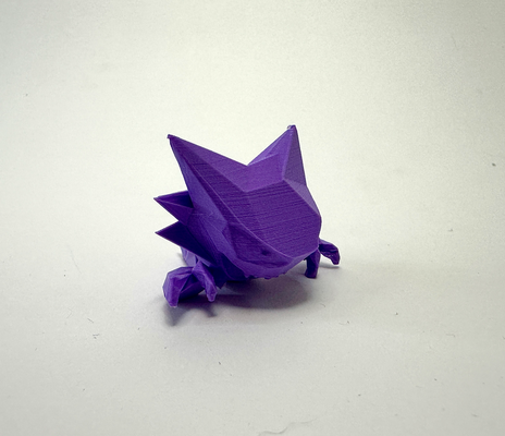 spuk lowpoly by ruido2 miniaturen kreaturen pokémon gengar 3d print model - Mito3D