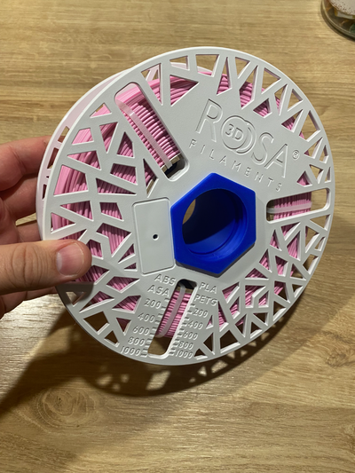 rosa3d sicherheit klemme braut masterspool by atome3d benglut 3d drucker zubehör nachfüllpackung filament rosa 3d print model - Mito3D