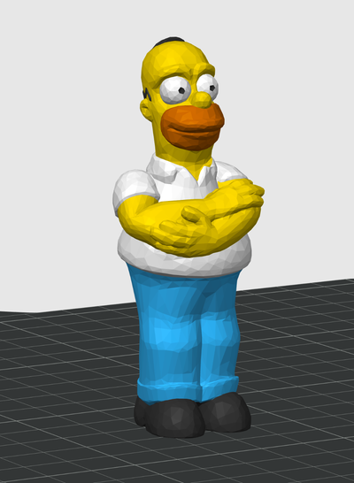 simpson - homer by terabite miniatures 3d print model - Mito3D