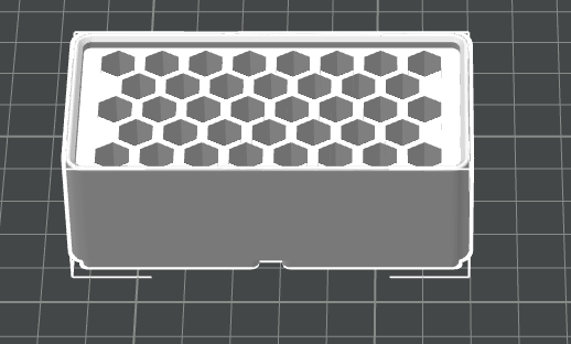 gridfinity 2x1 verhexen bisschen halter unterstützung neu gemischt by bildschirm werkzeuge veranstalter hexbit hexbitorganizer hexbitholder 1x2 3D print model - Mito3D