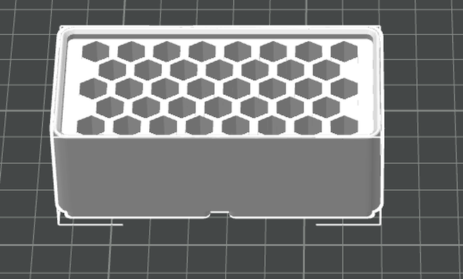 gridfinity - 2x1 hex bit holder remixed by skerm tools organizers hexbit hexbitorganizer hexbitholder 1x2 3d print model - Mito3D