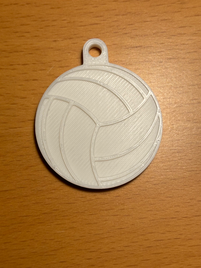 vóleibol schl sselanh dedo by 3d modelador pasatiempo bricolaje diy deporte aire libre schlsselanhänger llave accesorio schluessel anhaenger cahin 3d print model - Mito3D