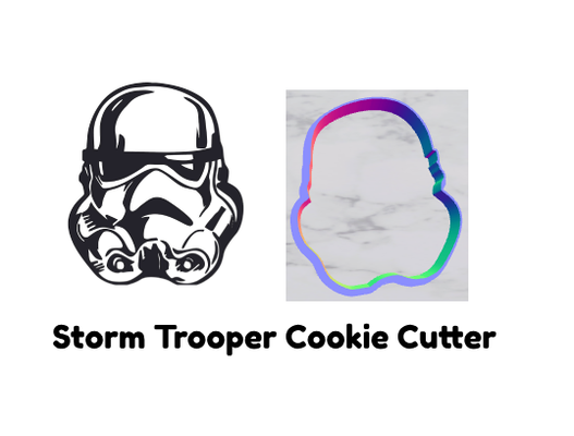 storm trooper cookie cutter by goldiesvinyl household house models starwars star wars clay 3d print model - Mito3D