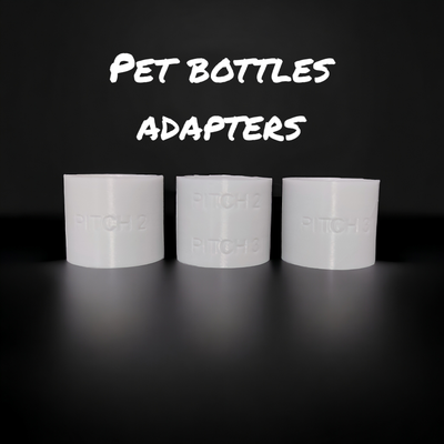 pet bottles adapters screwable by thedecember87 tools bottle adapter bambu kitchen accessories cap 3d print model - Mito3D