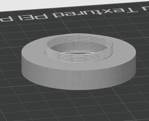 t2 m42x0 75 to m28 5x0 6 adaptör yüzük by eğitim fizik astronomi 3d print model - Mito3D