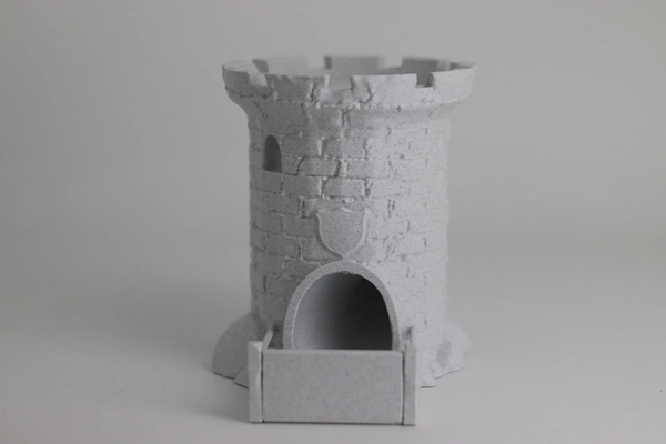 dé tour medival inspiré by jan végétasa jouets jeux planche dés jeu plateau 3d print model - Mito3D