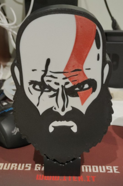 vecchio kratos lampada dio of guerra by fabiuscom arte modelli oldkratos ragnarock 3d print model - Mito3D