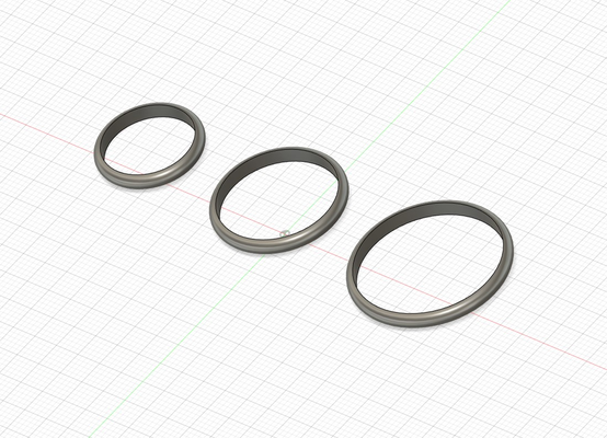 simple rings 20mm 25mm 30mm by opabob hobby & diy 3d print model - Mito3D