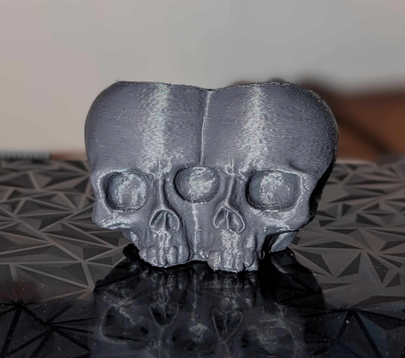 cranio fioriera by bella vita 3d stampe incisioni arte sculture teschi pentola arredamento 3d print model - Mito3D