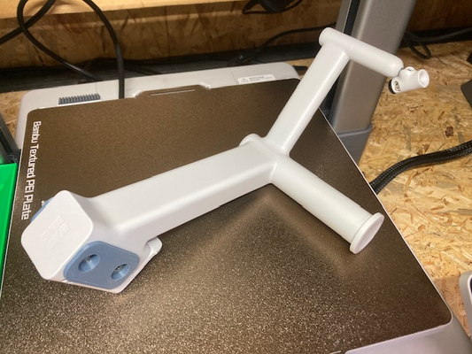 a1 biriktirmek kulp destek duvar binmek by papalmi 3d yazıcı parçalar dirsek iplik yular mini asa wandhalterung makara dağıtıcı 3d print model - Mito3D