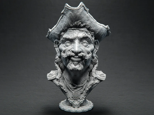 gratis pirata by xchgre arte esculturas indefenso público dominio 3d print model - Mito3D