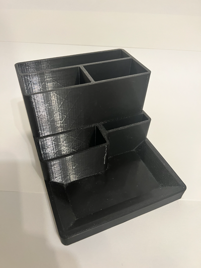 remoto caddie by pesadilla artefactos herramientas organizadores dormitorio soporte oficina bolígrafo tarro reserva mesita noche organizador controlar 3d print model - Mito3D